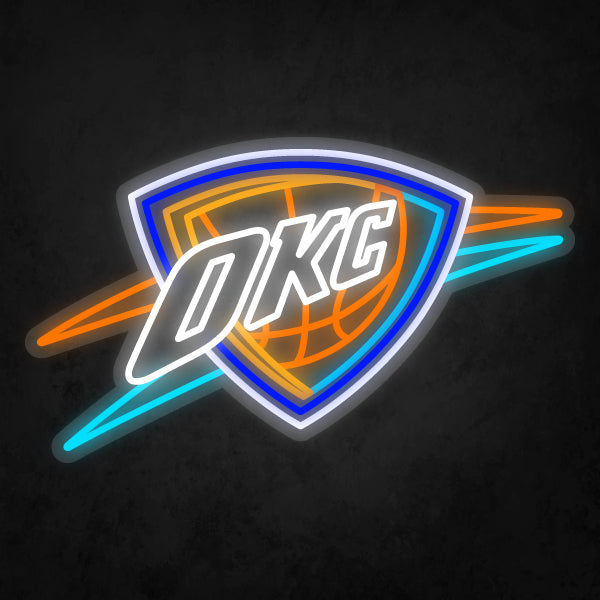 LED Neon Sign - NBA - Oklahoma City Thunder