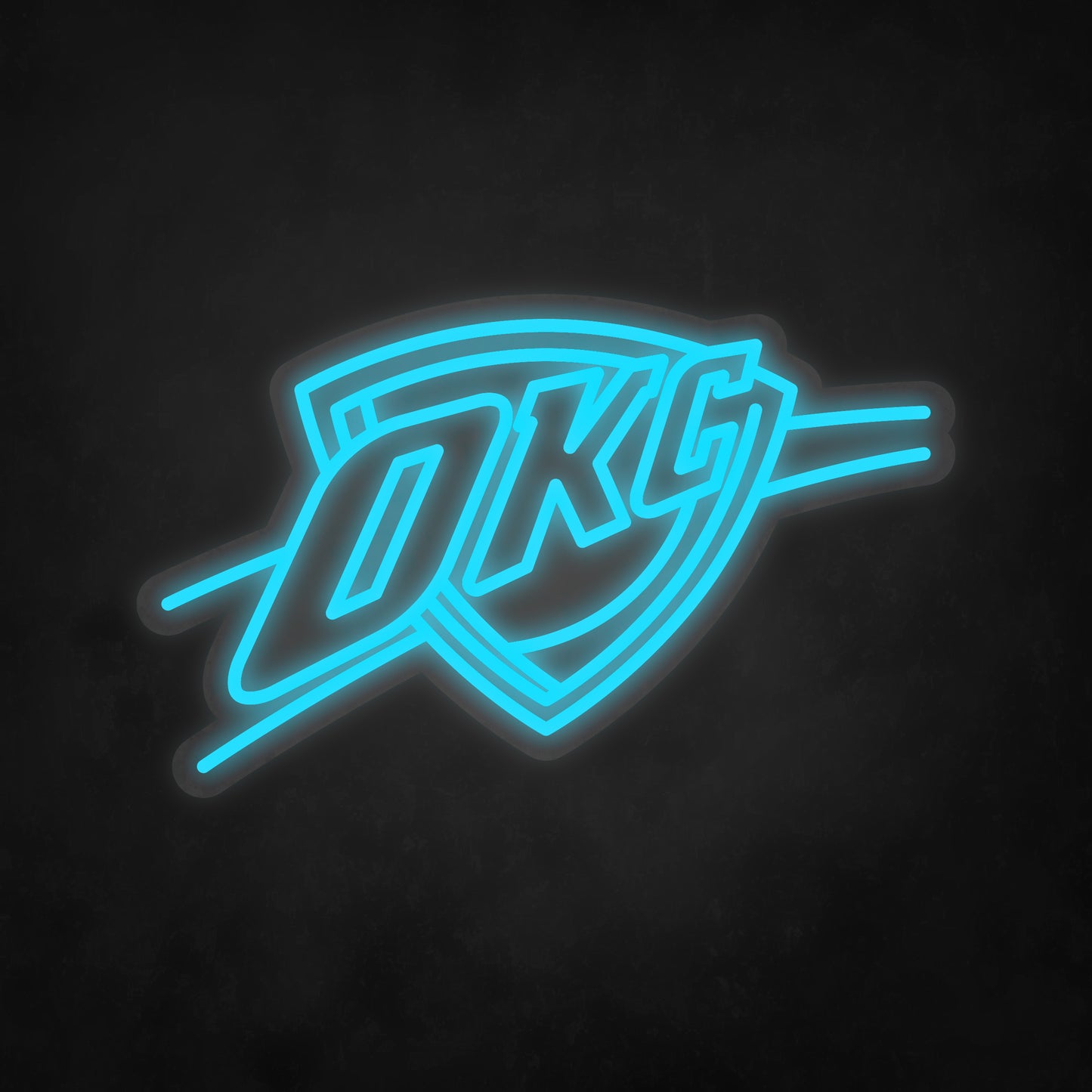 LED Neon Sign - NBA - Oklahoma City Thunder - Small