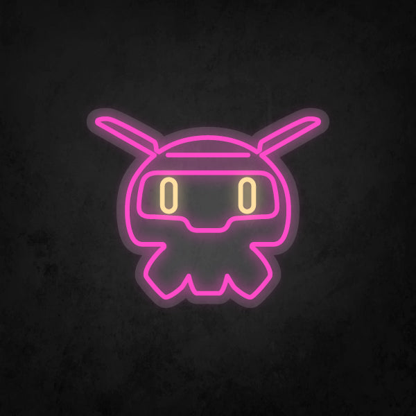 LED Neon Sign - Overwatch - Mei Player Icon