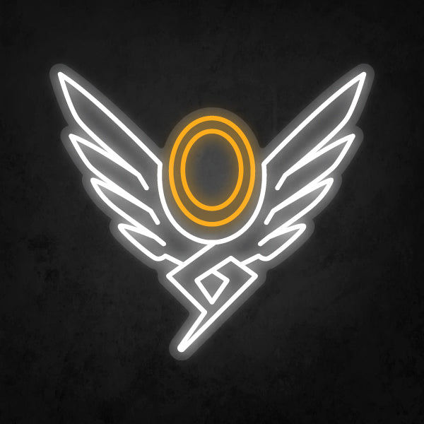 LED Neon Sign - Overwatch - Mercy Player Icon