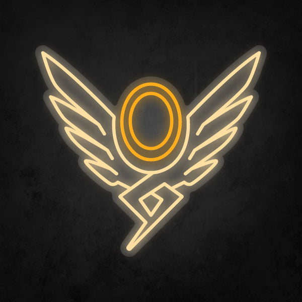 LED Neon Sign - Overwatch - Mercy Player Icon