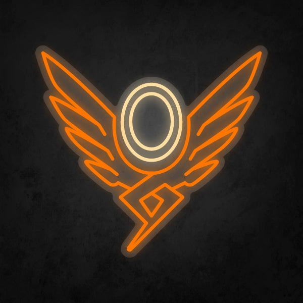 LED Neon Sign - Overwatch - Mercy Player Icon