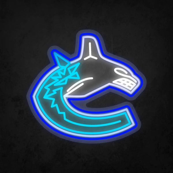 LED Neon Sign - NHL - Vancouver Canucks