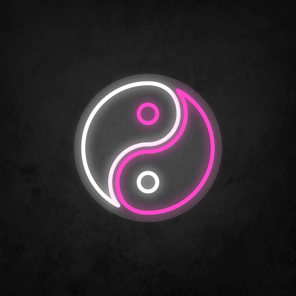 LED Neon Sign - Yin and Yang Small