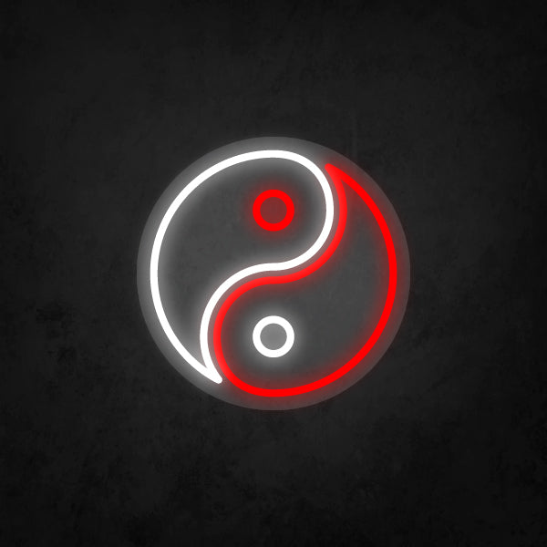 LED Neon Sign - Yin and Yang Small