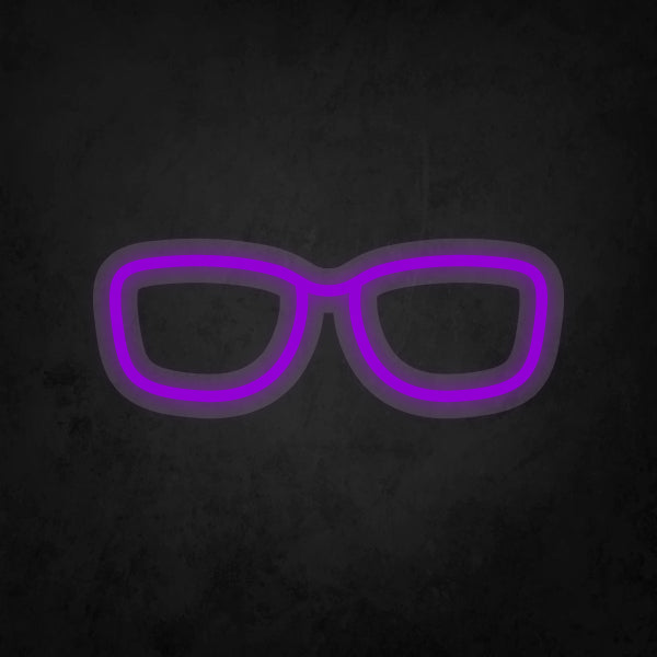 LED Neon Sign - Glasses