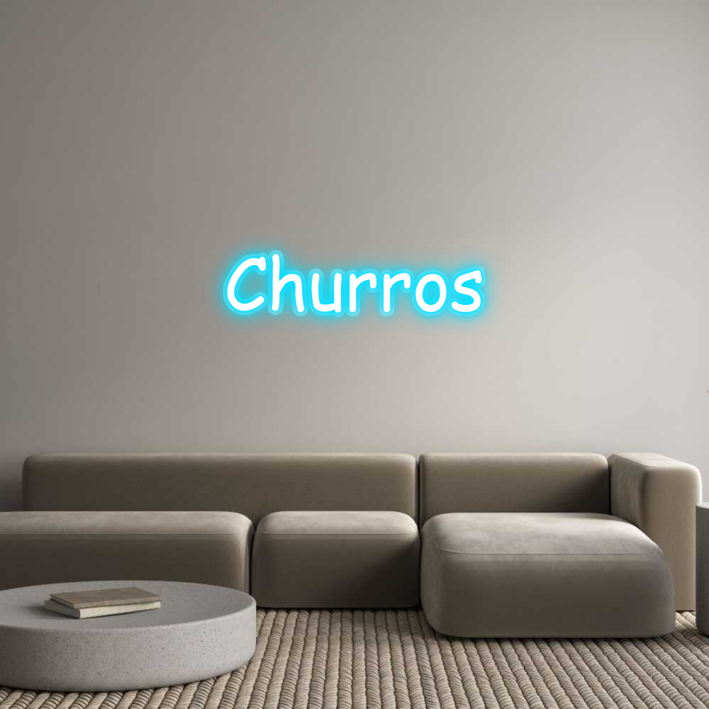 Custom Neon: Churros
