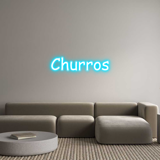 Custom Neon: Churros