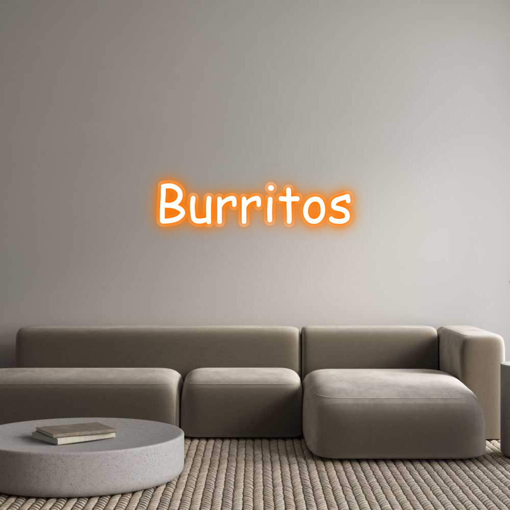 Custom Neon: Burritos