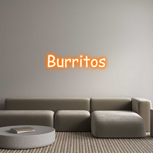 Custom Neon: Burritos