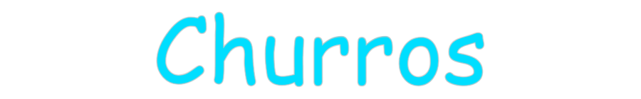 Custom Neon: Churros