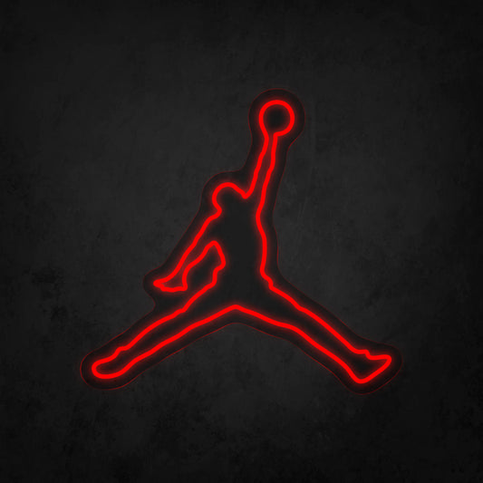 LED Neon Sign - Jordan Jumpman Logo