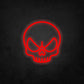 LED Neon Sign - Angry Skull