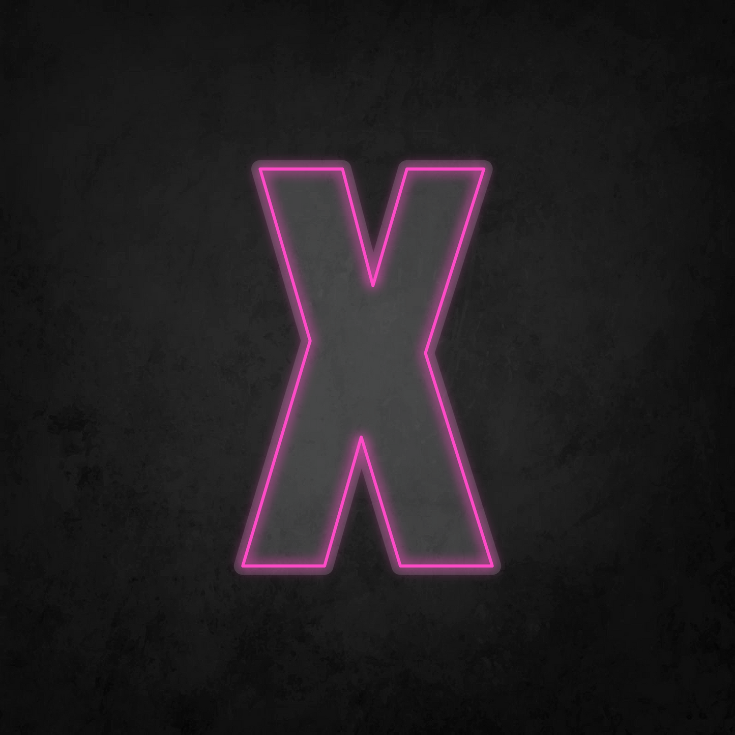 LED Neon Sign - Alphabet - X - XL Size