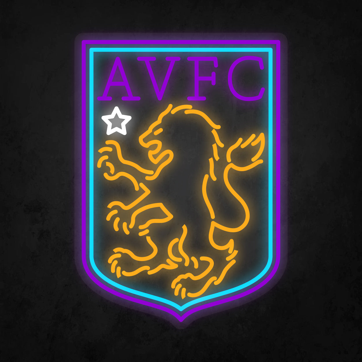 LED Neon Sign - Aston Villa F.C