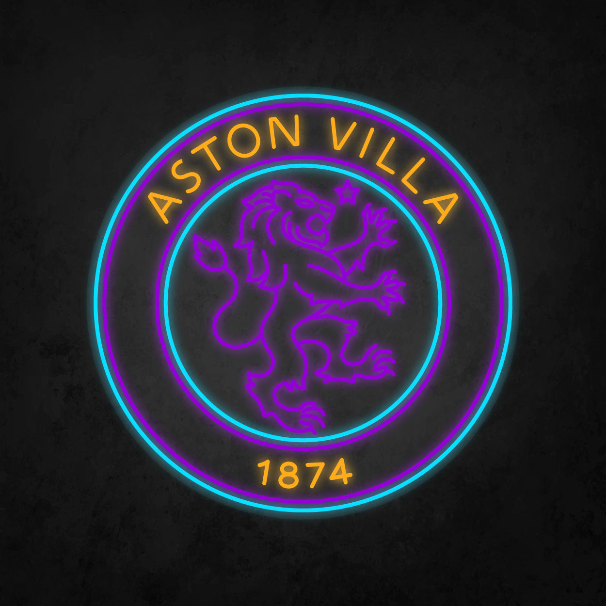 LED Neon Sign - Aston Villa FC X Large 2023