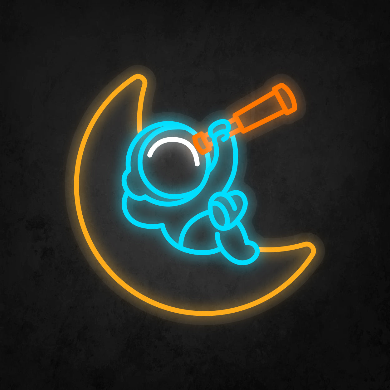 LED Neon Sign - Astronaut Relax on the Moon