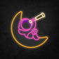 LED Neon Sign - Astronaut Relax on the Moon