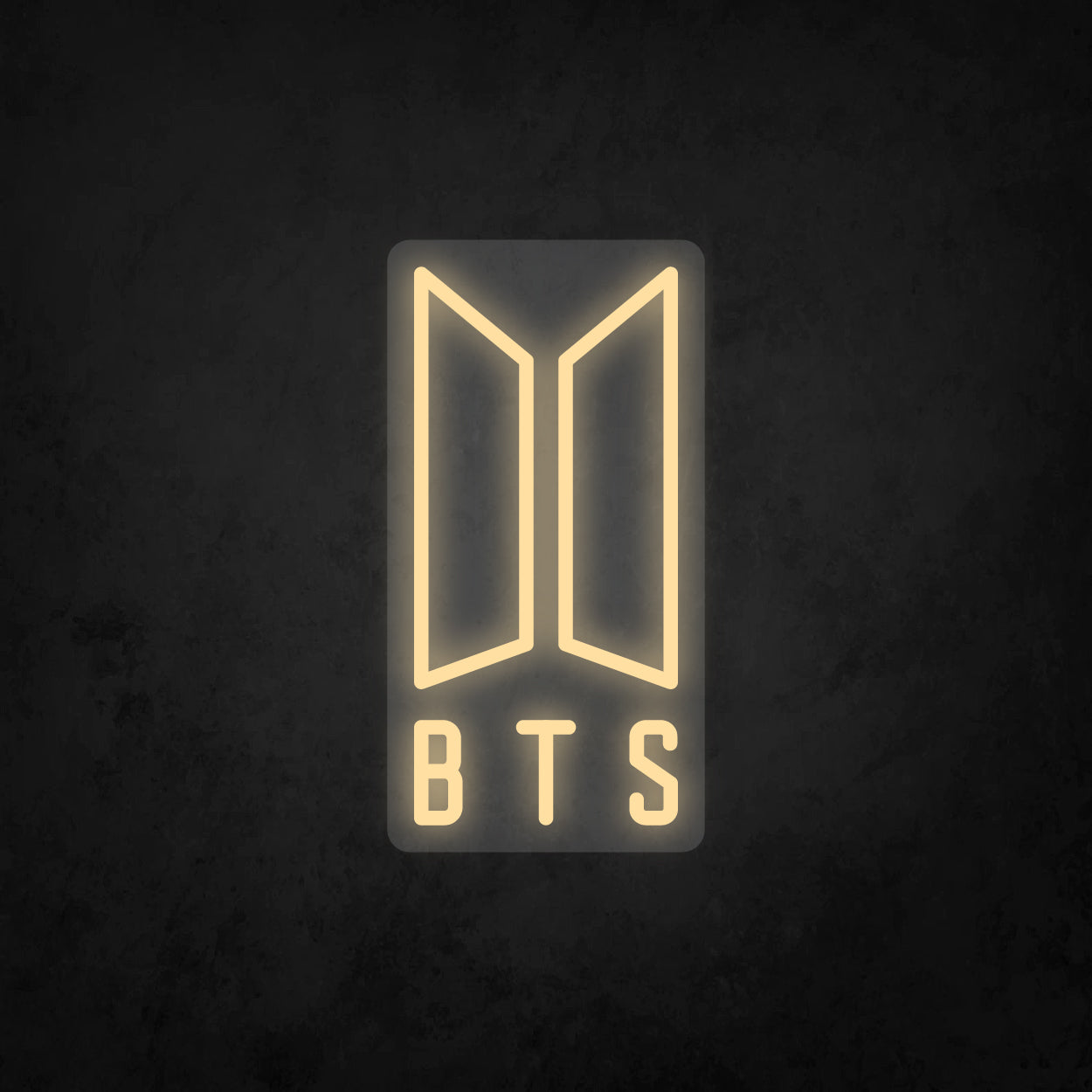 LED Neon Sign - BTS Logo