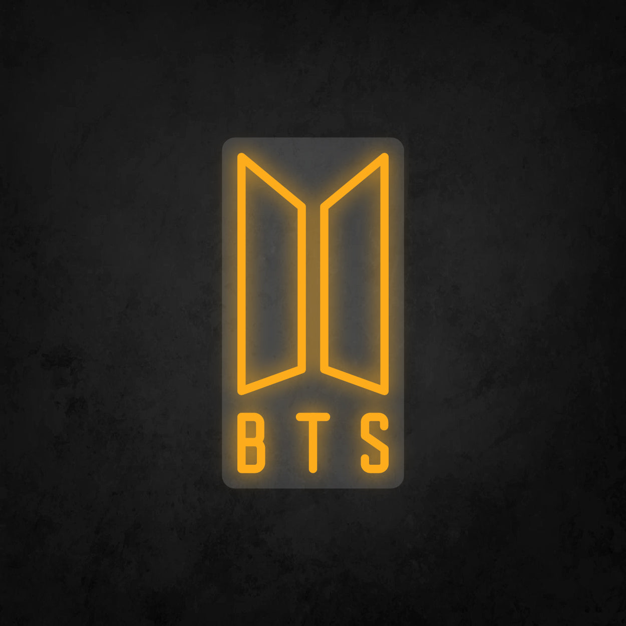 LED Neon Sign - BTS Logo