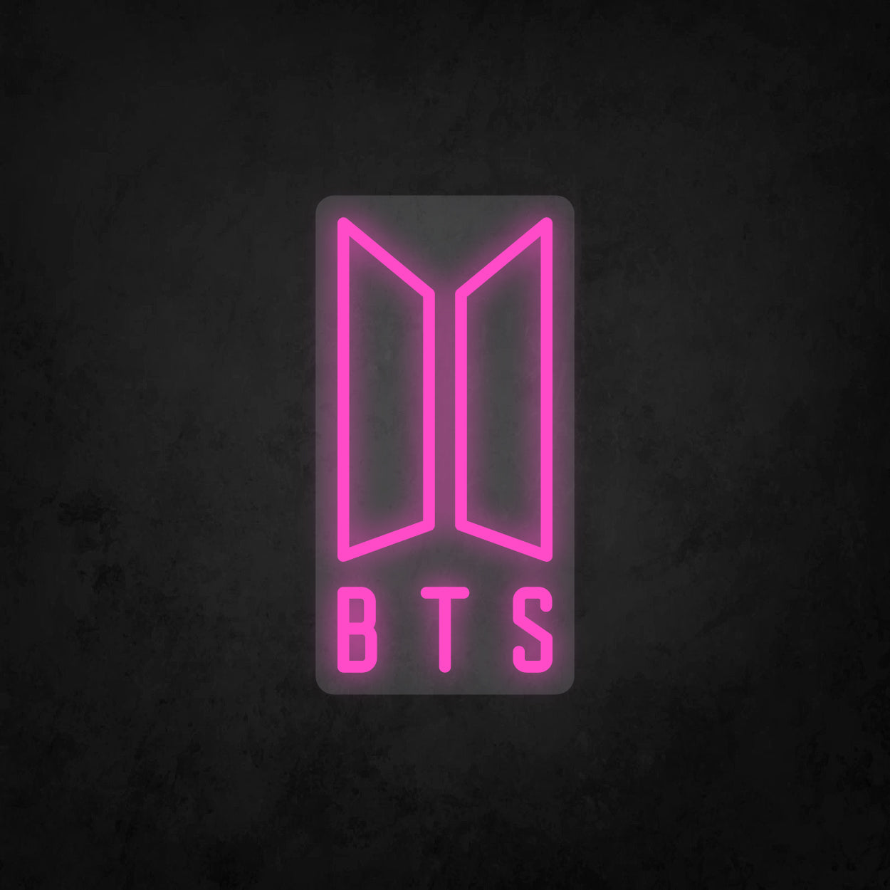 LED Neon Sign - BTS Logo