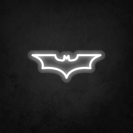 LED Neon Sign - Batman Dark Knight Emblem - Small