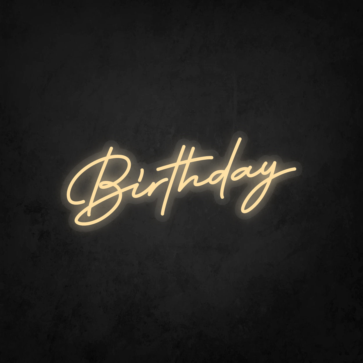 LED Neon Sign - Birthday Single Color