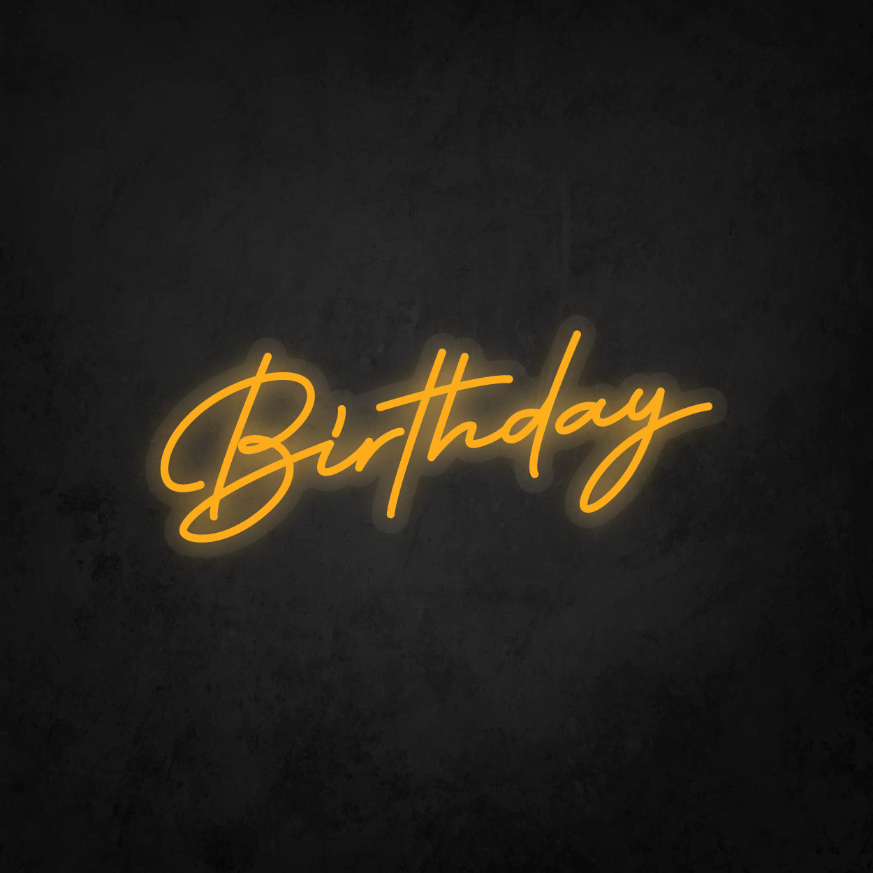 LED Neon Sign - Birthday Single Color