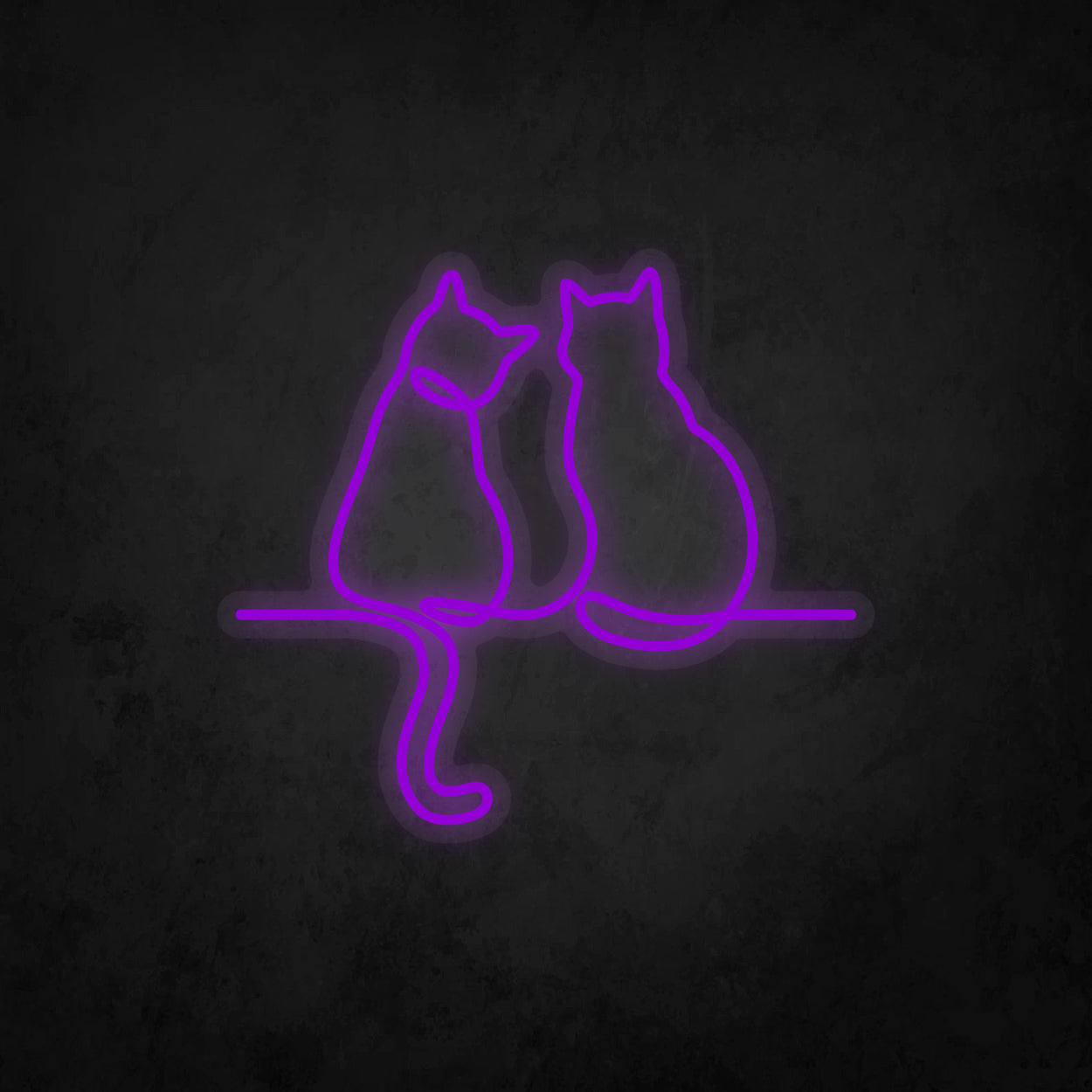LED Neon Sign - Cat Couple