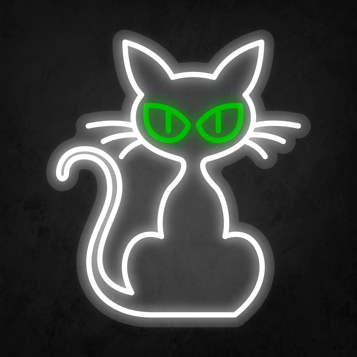 LED Neon Sign - Cat Staring
