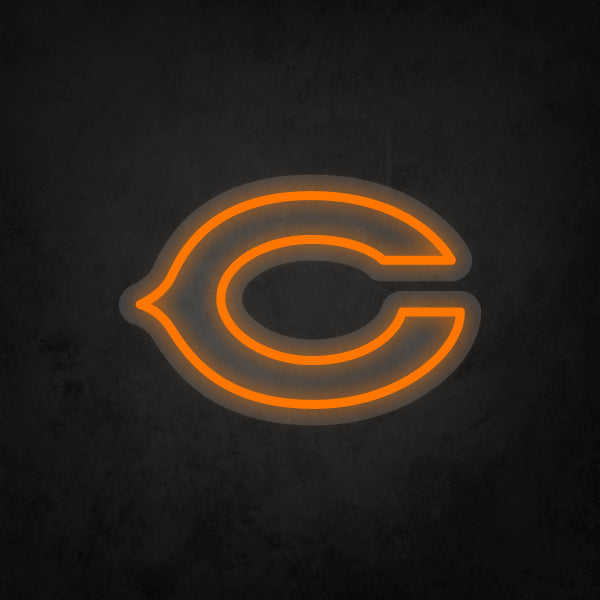 LED Neon Sign - Chicago Bears - Small
