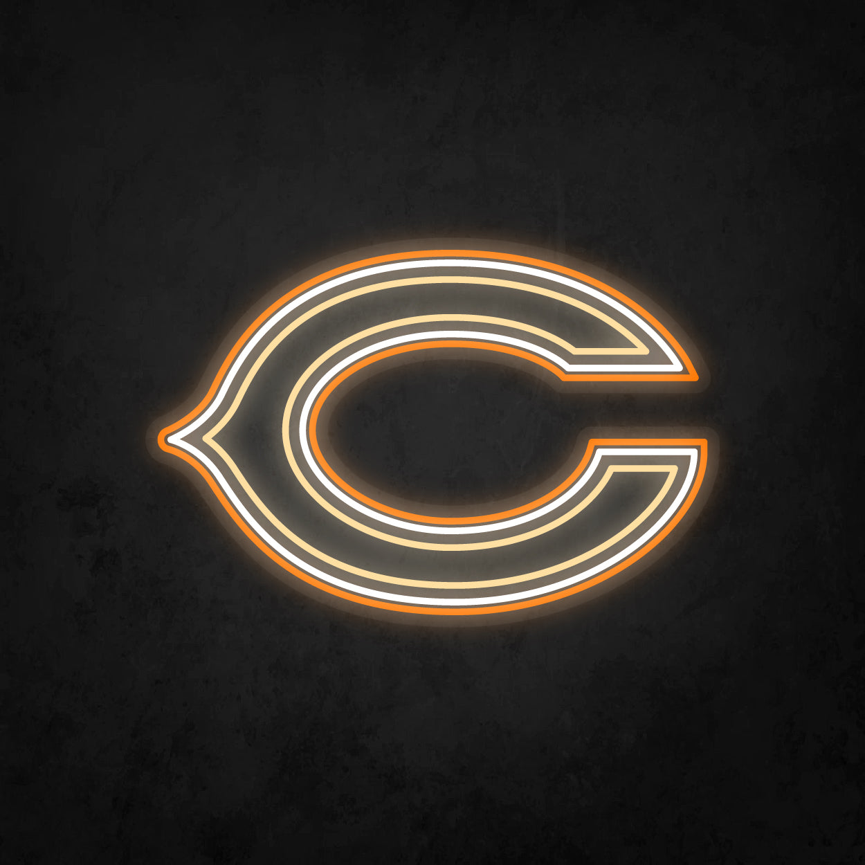 LED Neon Sign - Chicago Bears Large