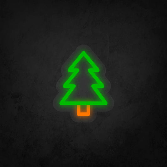 LED Neon Sign - Christmas Tree Small