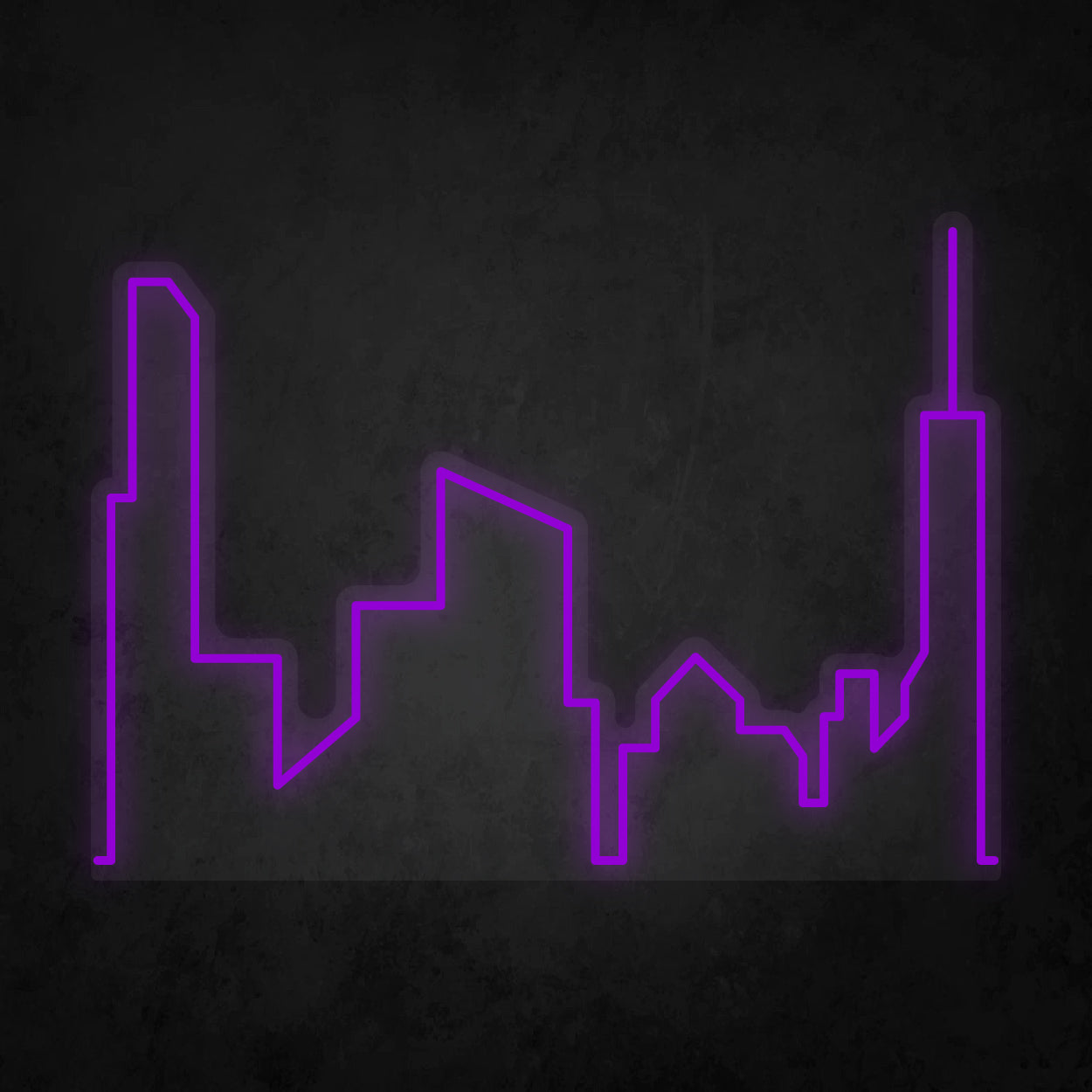 LED Neon Sign - City Skyline Combination Type B