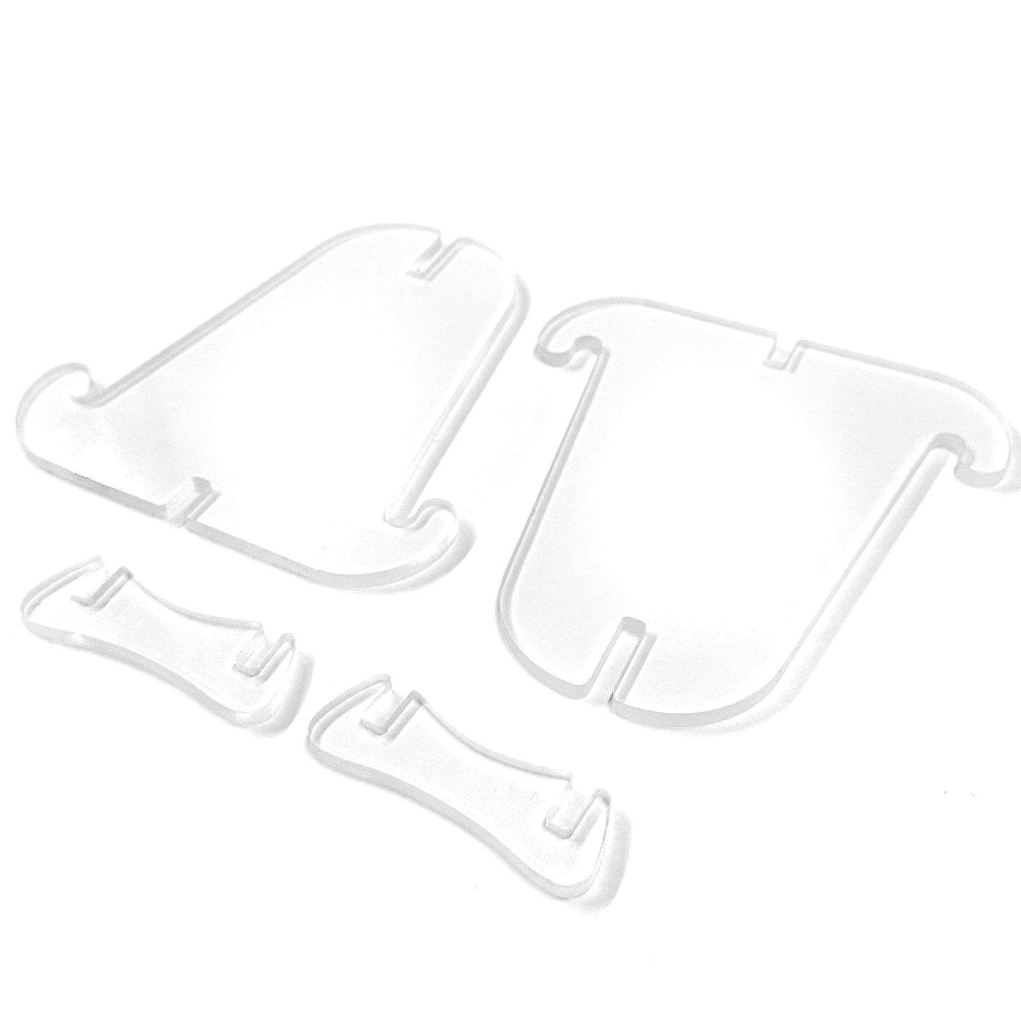 Clear Acrylic Stand Assembly Type - SB4SS x 2 set