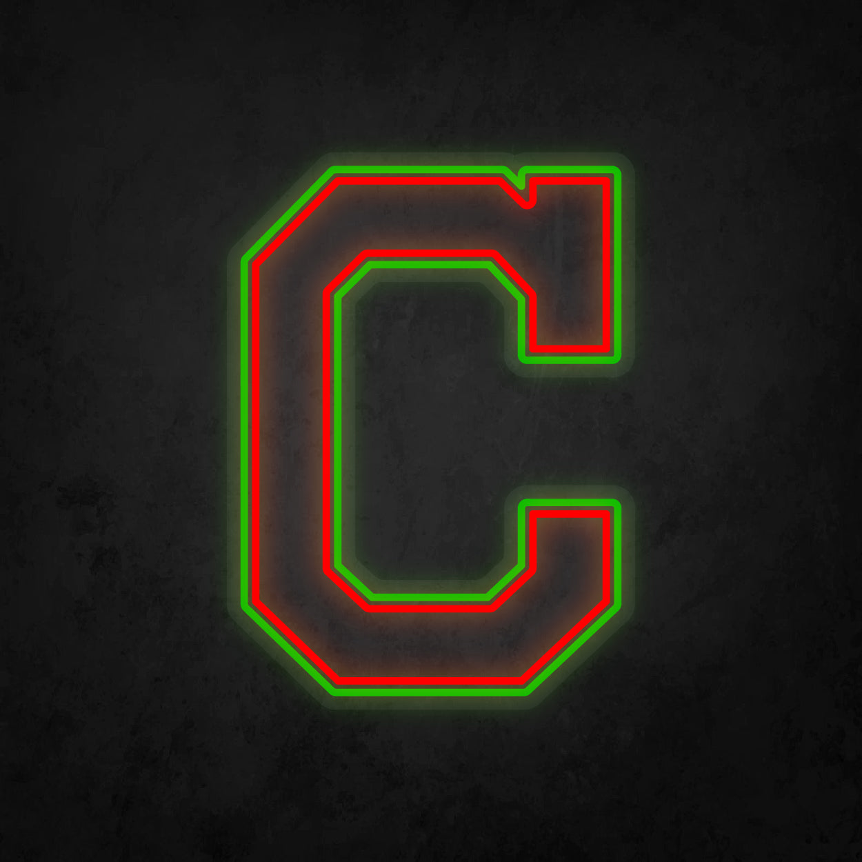 LED Neon Sign - Cleveland Indians Large