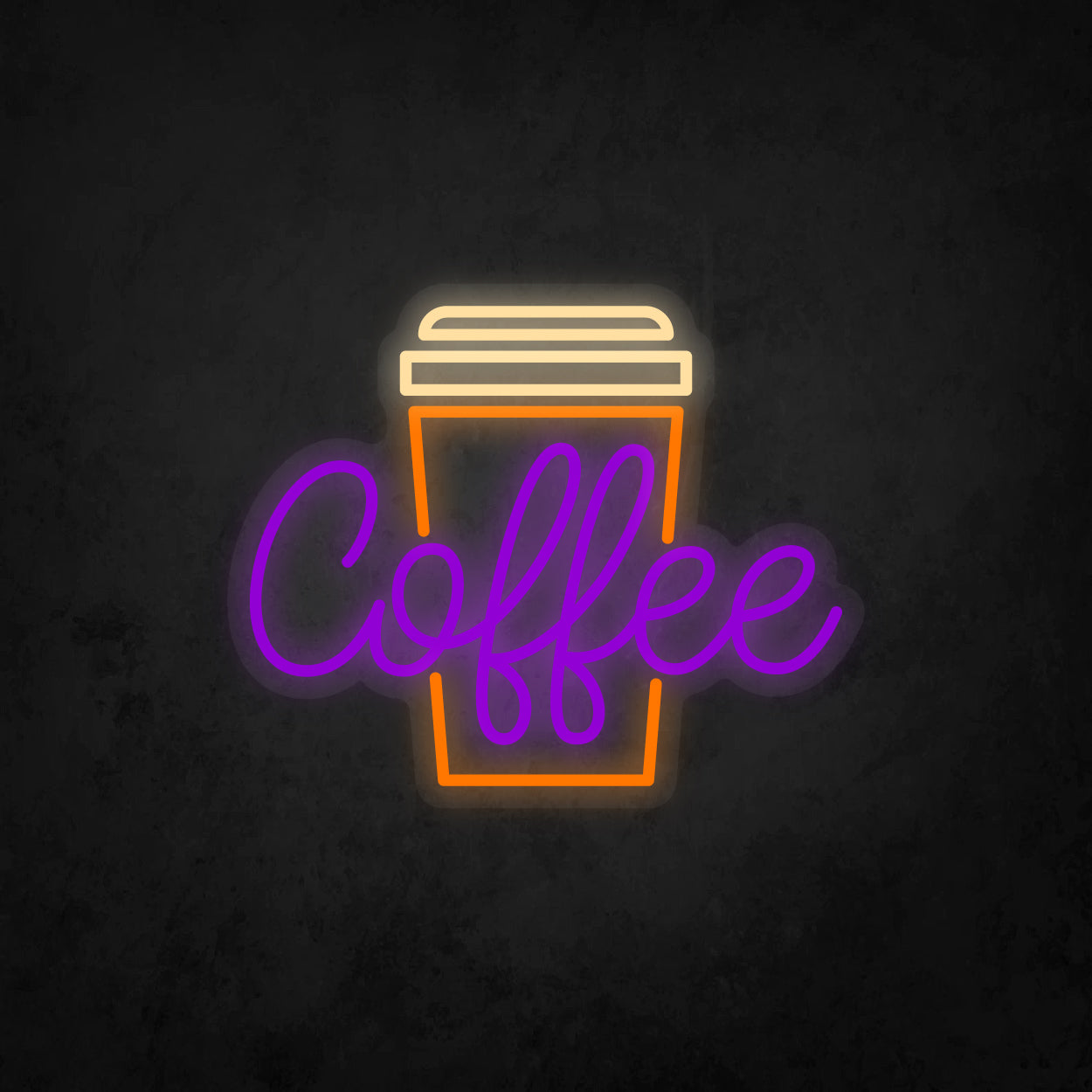 LED Neon Sign - Takeaway Coffee
