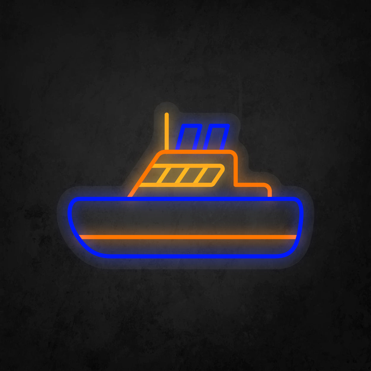 LED Neon Sign - Cruise Ship