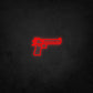 LED Neon Sign - Desert Egle Handgun Right Side