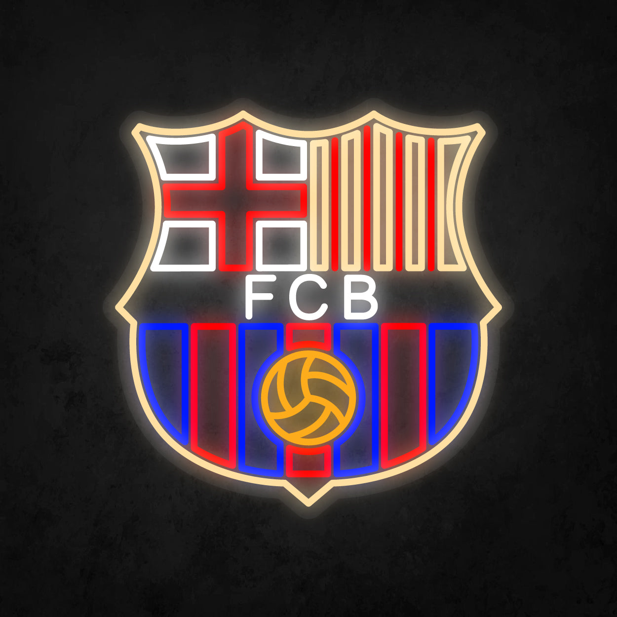 LED Neon Sign - FC Barcelona – Self Signs
