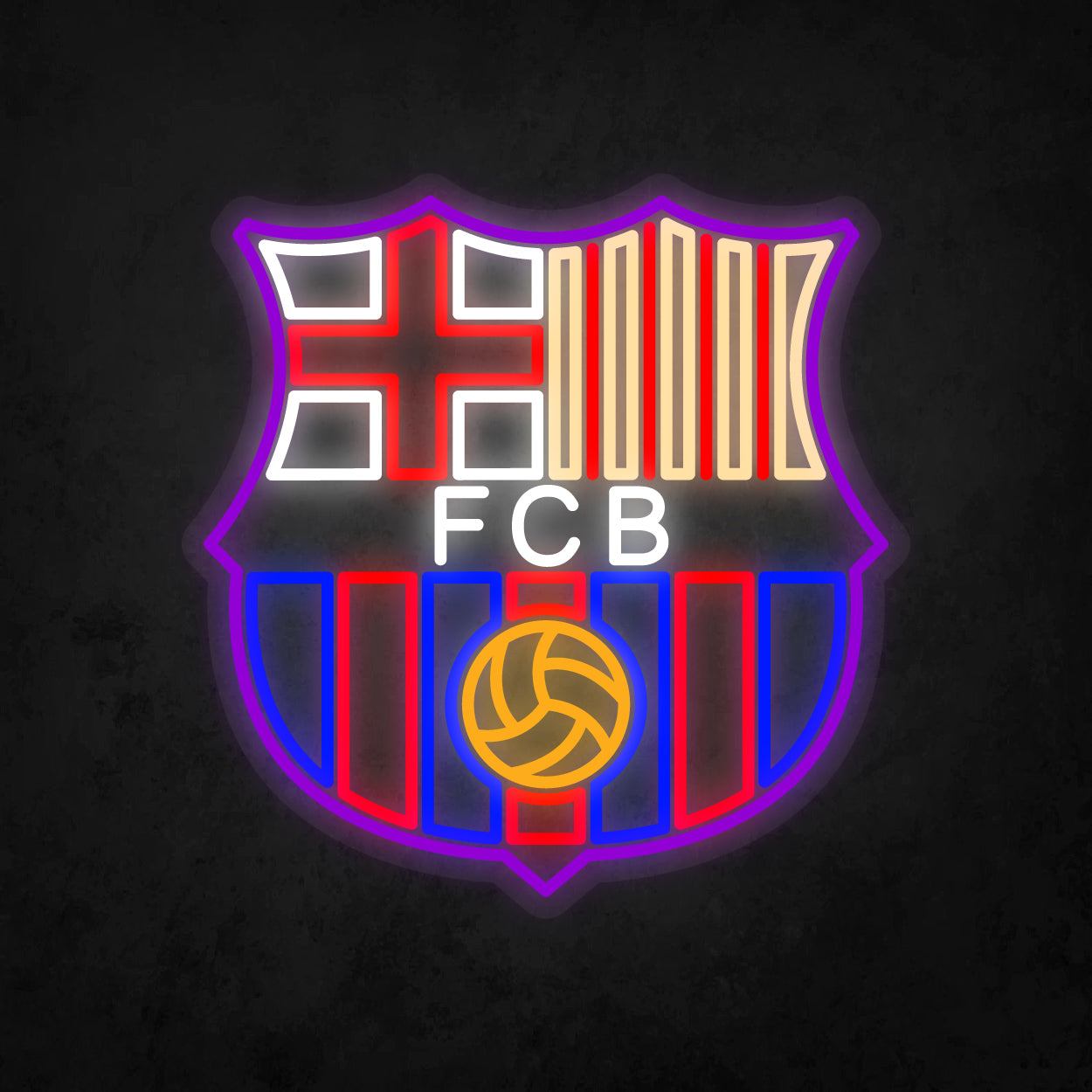 LED Neon Sign - FC Barcelona