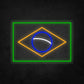 LED Neon Sign - Flag - Brazil