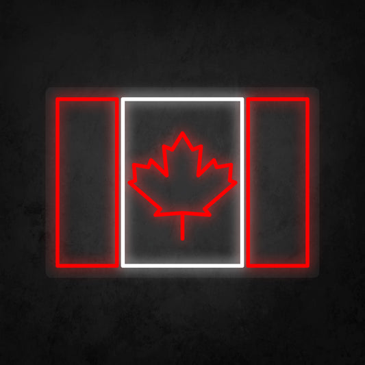 LED Neon Sign - Flag - Canada