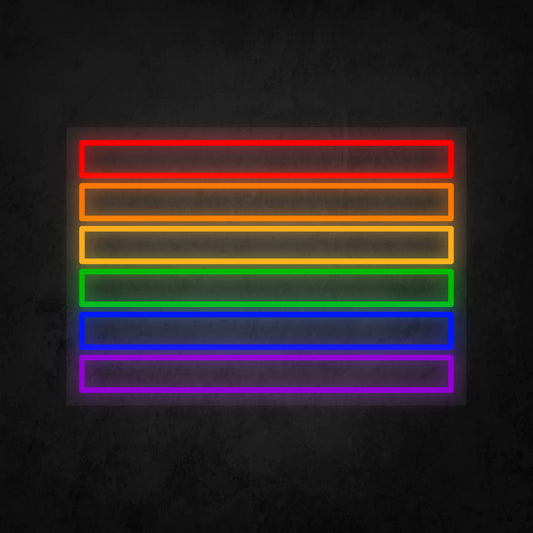 LED Neon Sign - Flag - Rainbow