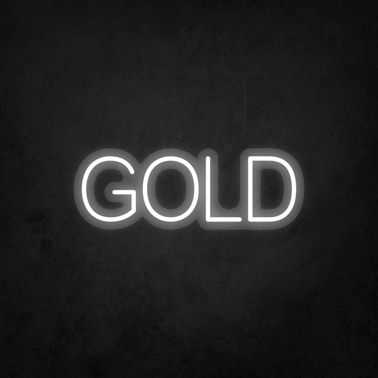 LED Neon Sign - GOLD - 1 Line