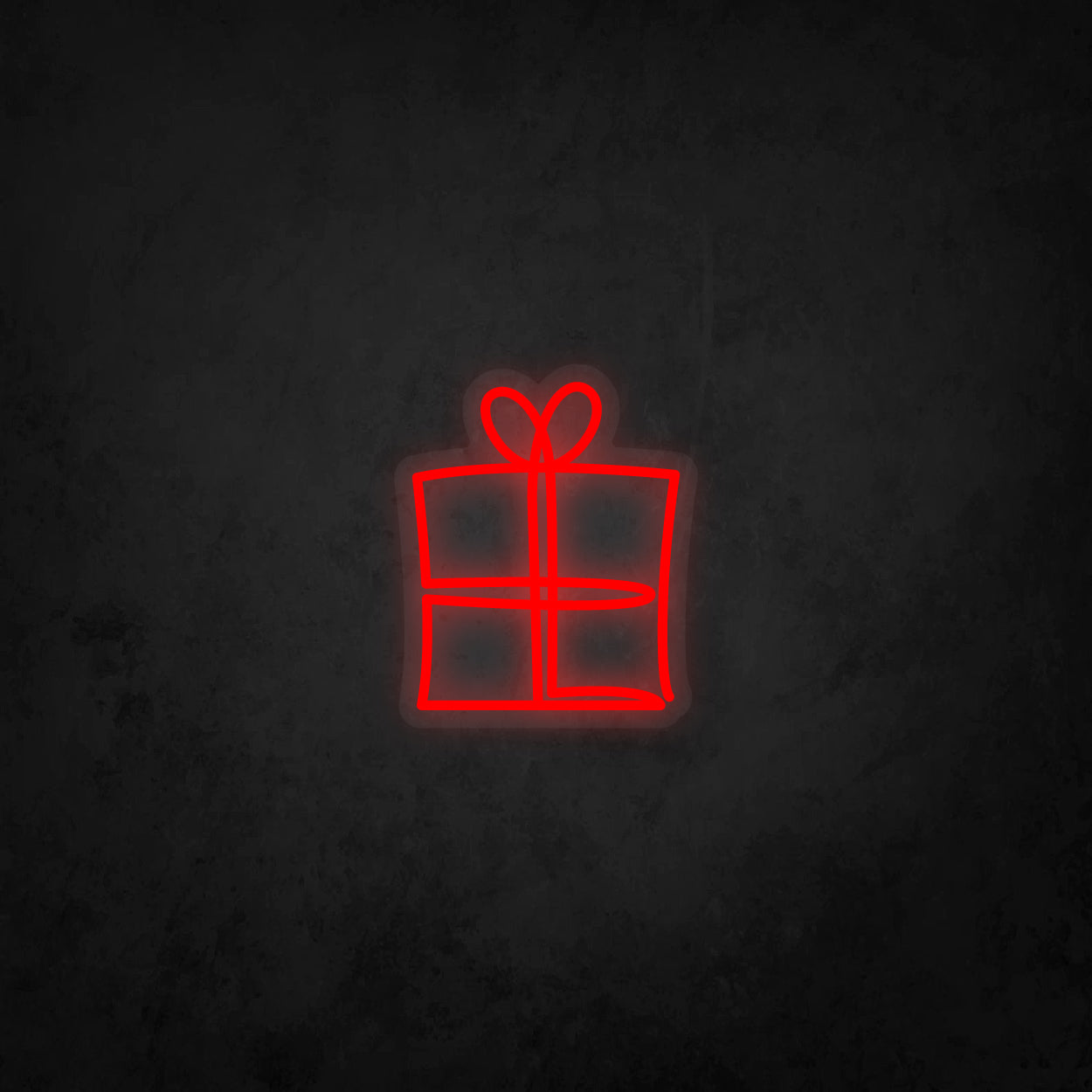 Present Led Sign LED Neon Sign - Gift Box Single Color - Small – Self Signs