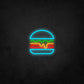 LED Neon Sign - Hamburger Small