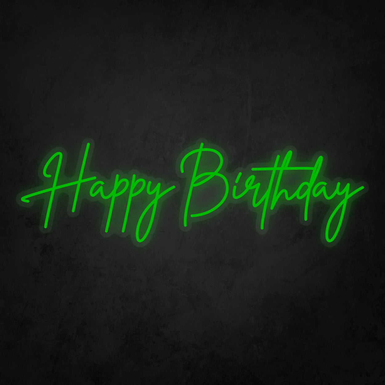 LED Neon Sign - Happy Birthday - Calligraphy