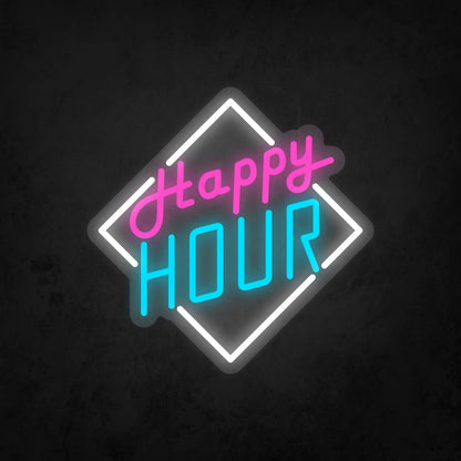 LED Neon Sign - Happy Hour