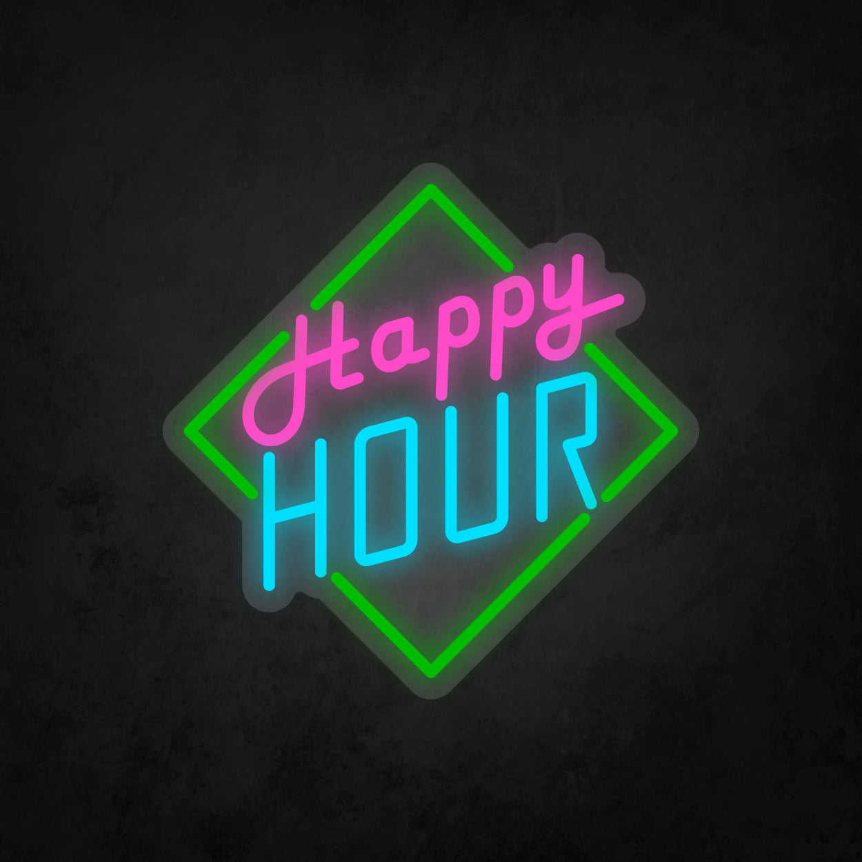 LED Neon Sign - Happy Hour